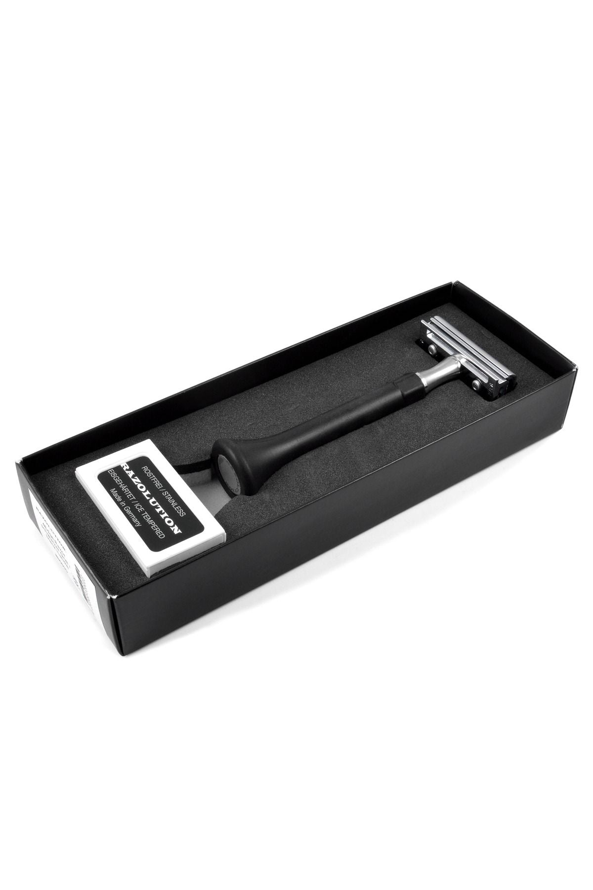 Razolution Solingen 4 Edge Çift Jiletli Sakal Tıraş Makinası Klasik Islak Traş 85600 Silikon Saplı