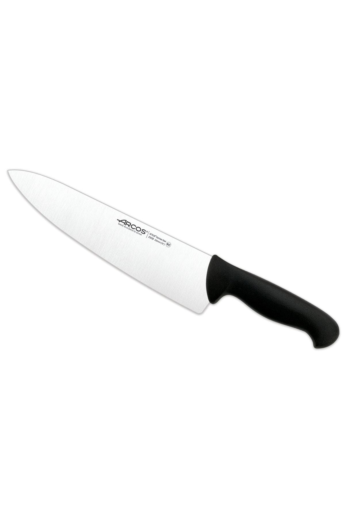 Arcos 290825 Pro Şef Aşçı Bıçağı 25 Cm Nitrum Paslanmaz Çelik Geniş Ağzılı Bıçak Mutfak Bıçağı