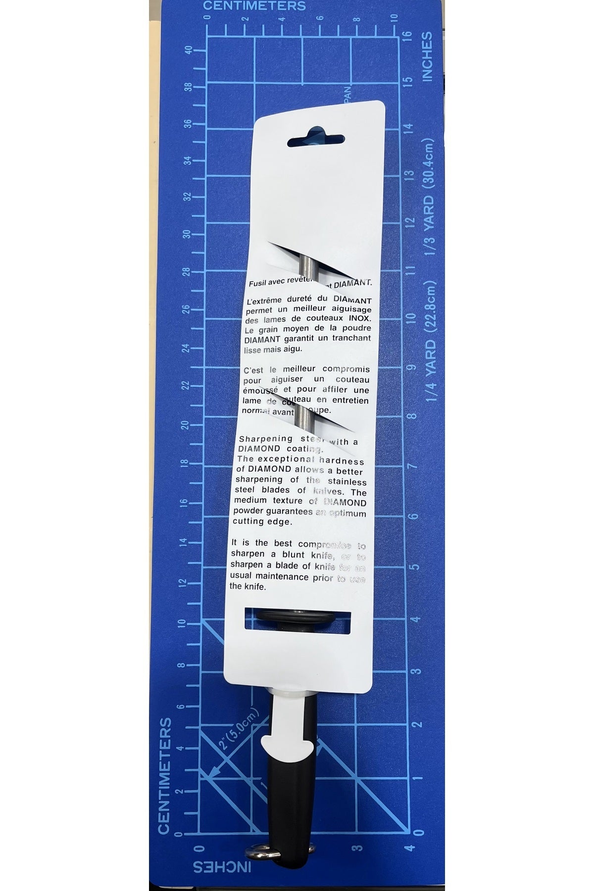 Fusil Diamant Masat 7220 Bileyleyici 23cm Diamond Bileme Çeliği Kör Bıçaklar İçin