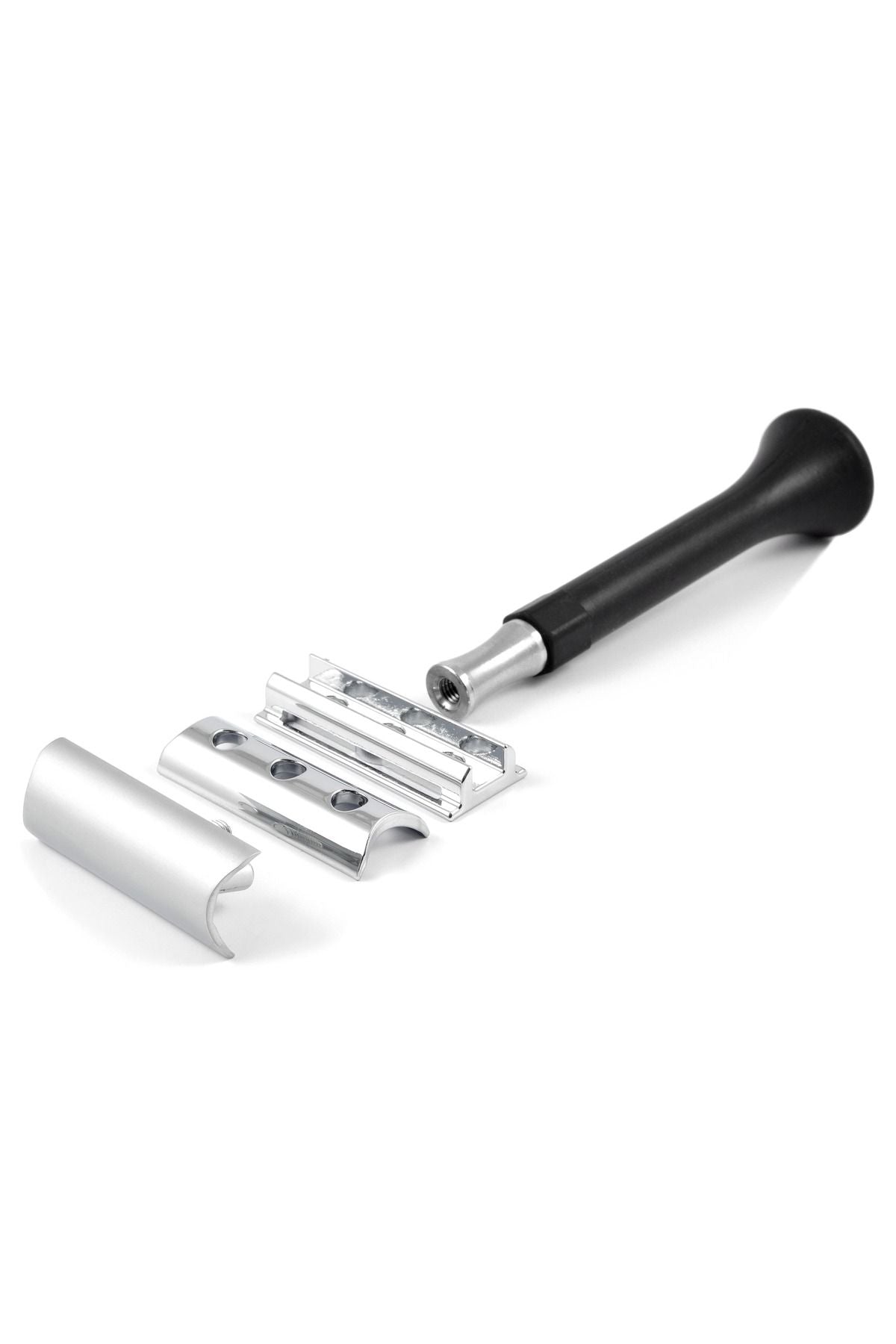Razolution Solingen 4 Edge Çift Jiletli Sakal Tıraş Makinası Klasik Islak Traş 85600 Silikon Saplı