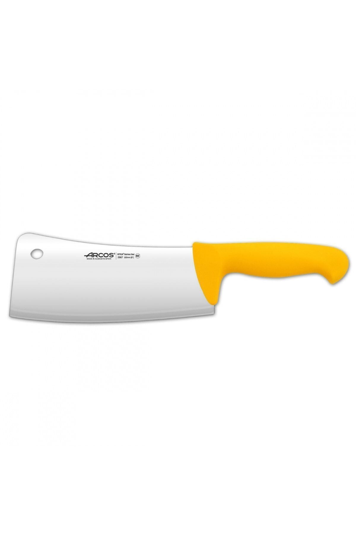 Kasap Satırı Ispanyol Üretimi Satır Kemik Balta 22 Cm 296700 Paslanmaz Çelik Tendon Satırı
