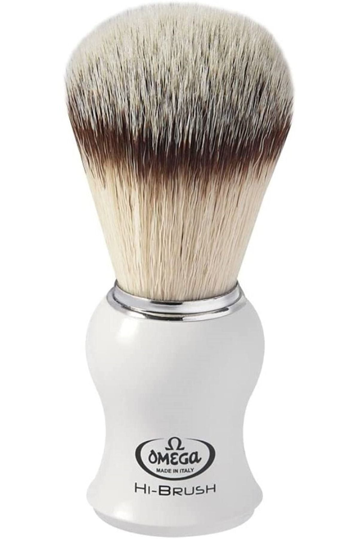 Omega 0146745 Hi-brush Sentetik Kıl Tıraş Fırçası Italyan Sakal Köpüğü Fırçası Yumuşak Kıl