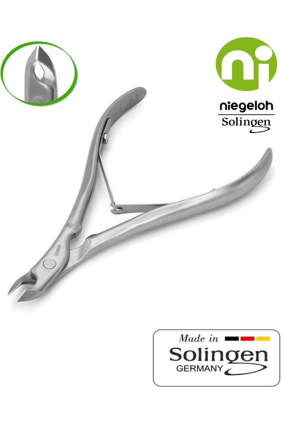 Solingen Manikür Et Pensi Kütikül Pens 5 Mm Uç Paslanmaz Çelik Inox Almanya Malı Bileyli