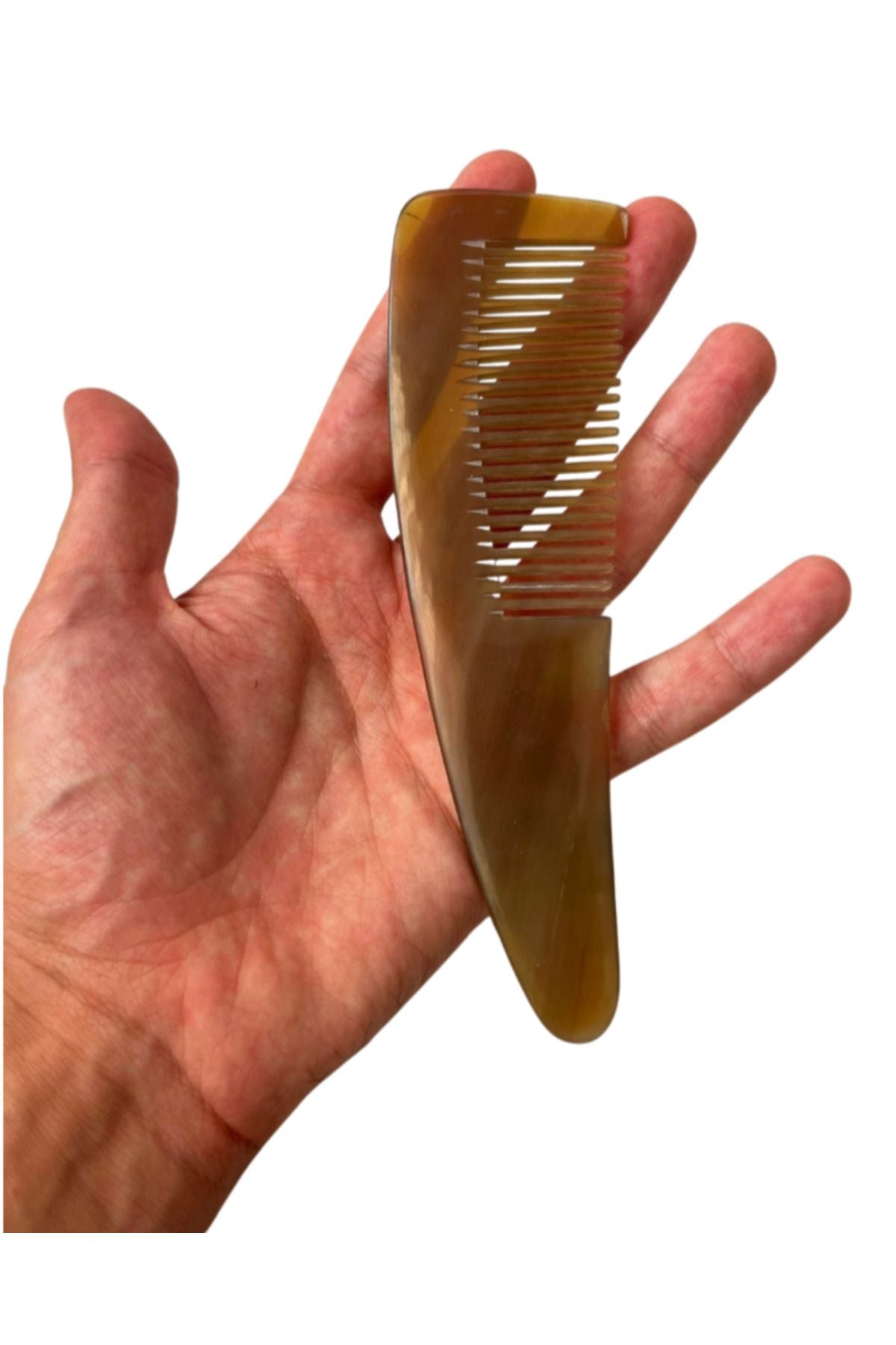 Sorendy Mini Çanta Boy Tarak Saplı Doğal Düz Saçlar için KT-135 - 16 CM