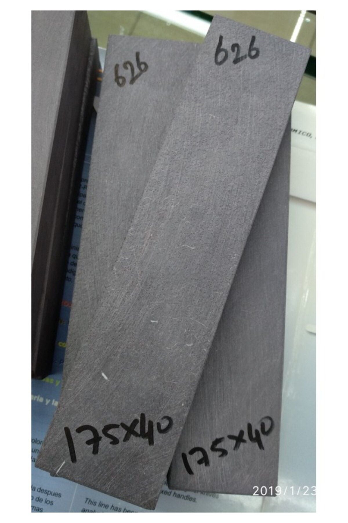 Belçika Blue Bileme Taşı Belgian Blue Whetstone Bbw Ustura Bıçak Bileyici Taş 626 - 175 Mm X 40 Mm