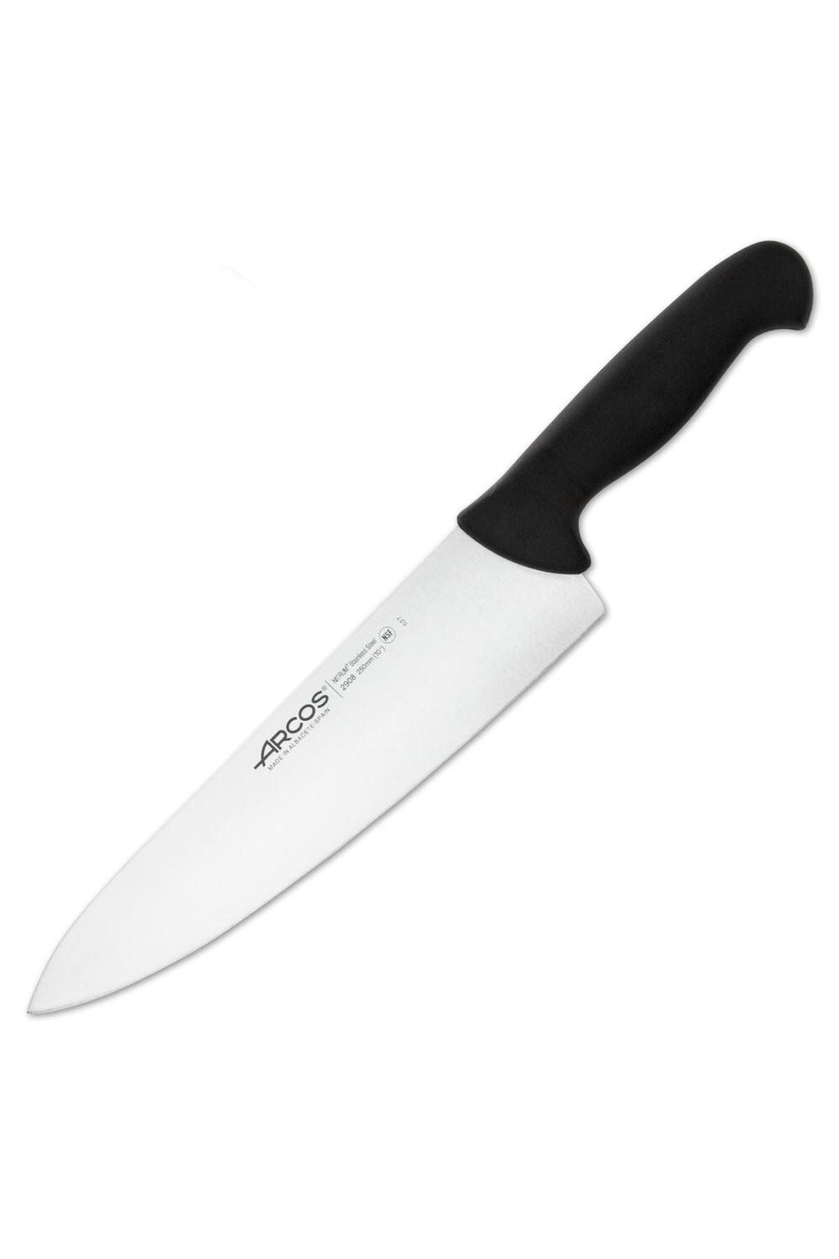 Arcos 290825 Pro Şef Aşçı Bıçağı 25 Cm Nitrum Paslanmaz Çelik Geniş Ağzılı Bıçak Mutfak Bıçağı