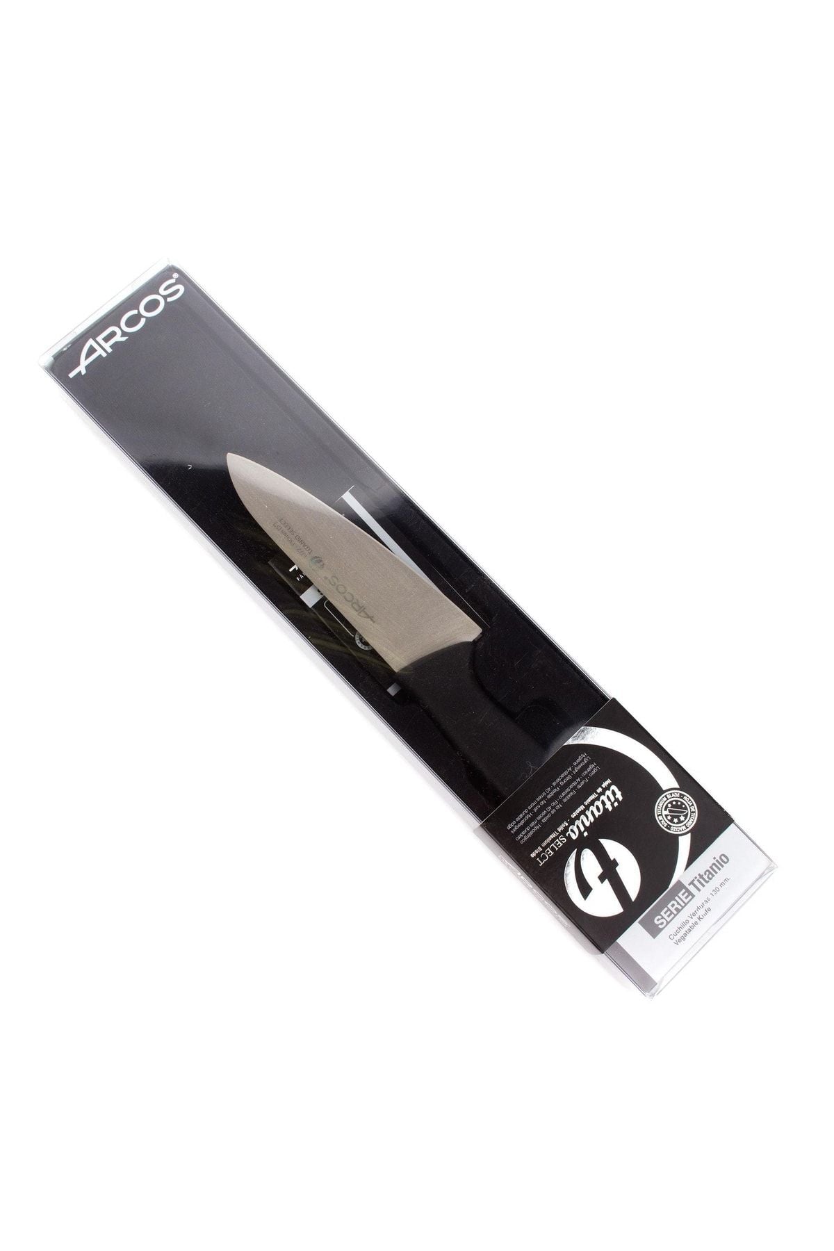 Arcos Titanio 137200 Ispanyol Malı 13 Cm Titanyum Şef Aşçı Bıçağı Pro Chef Mutfak Bıçak Titanium
