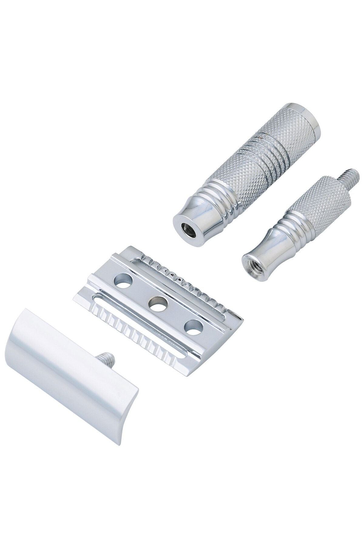 K-99 Seyahat Çantalı Taşınabilir Tıraş Makinesi Taraklı 4 Parçaya Bölünen 105 Mm Metal Klasik Tıraş