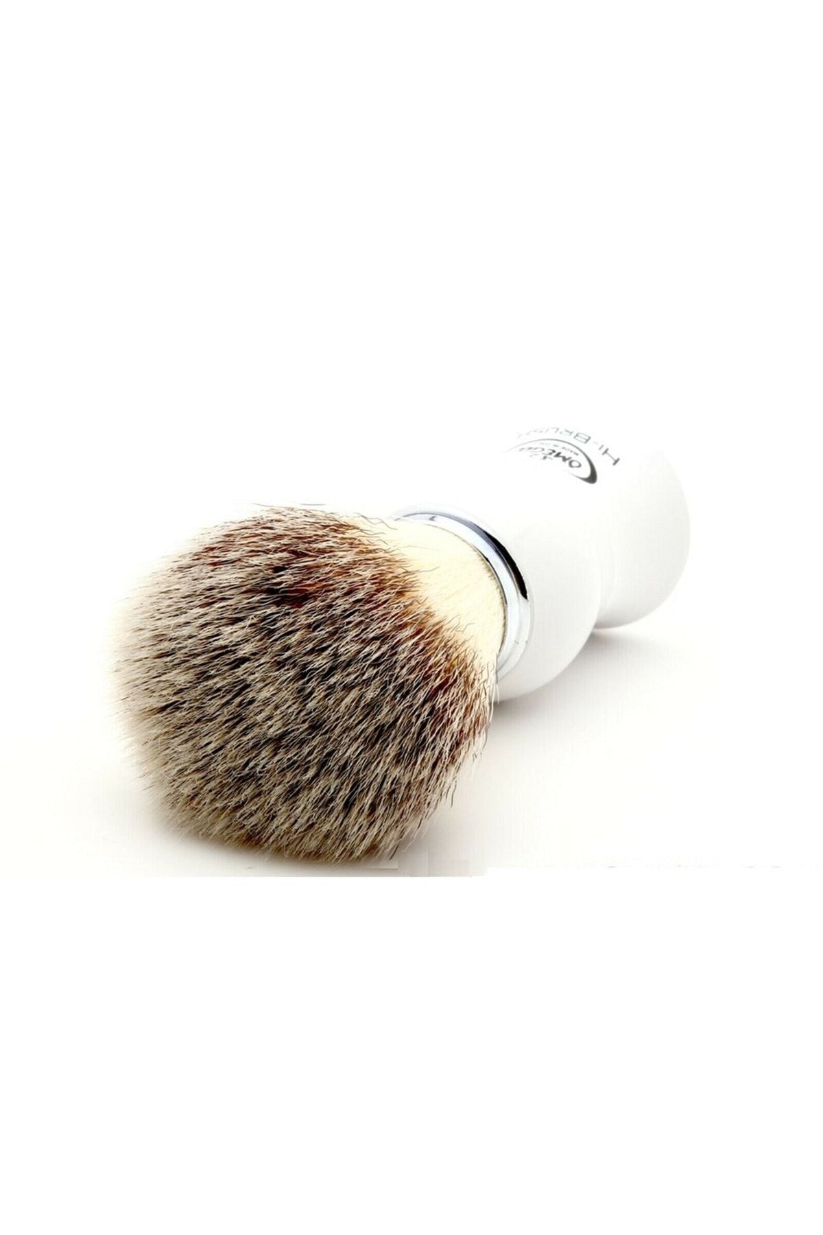 Omega 0146745 Hi-brush Sentetik Kıl Tıraş Fırçası Italyan Sakal Köpüğü Fırçası Yumuşak Kıl