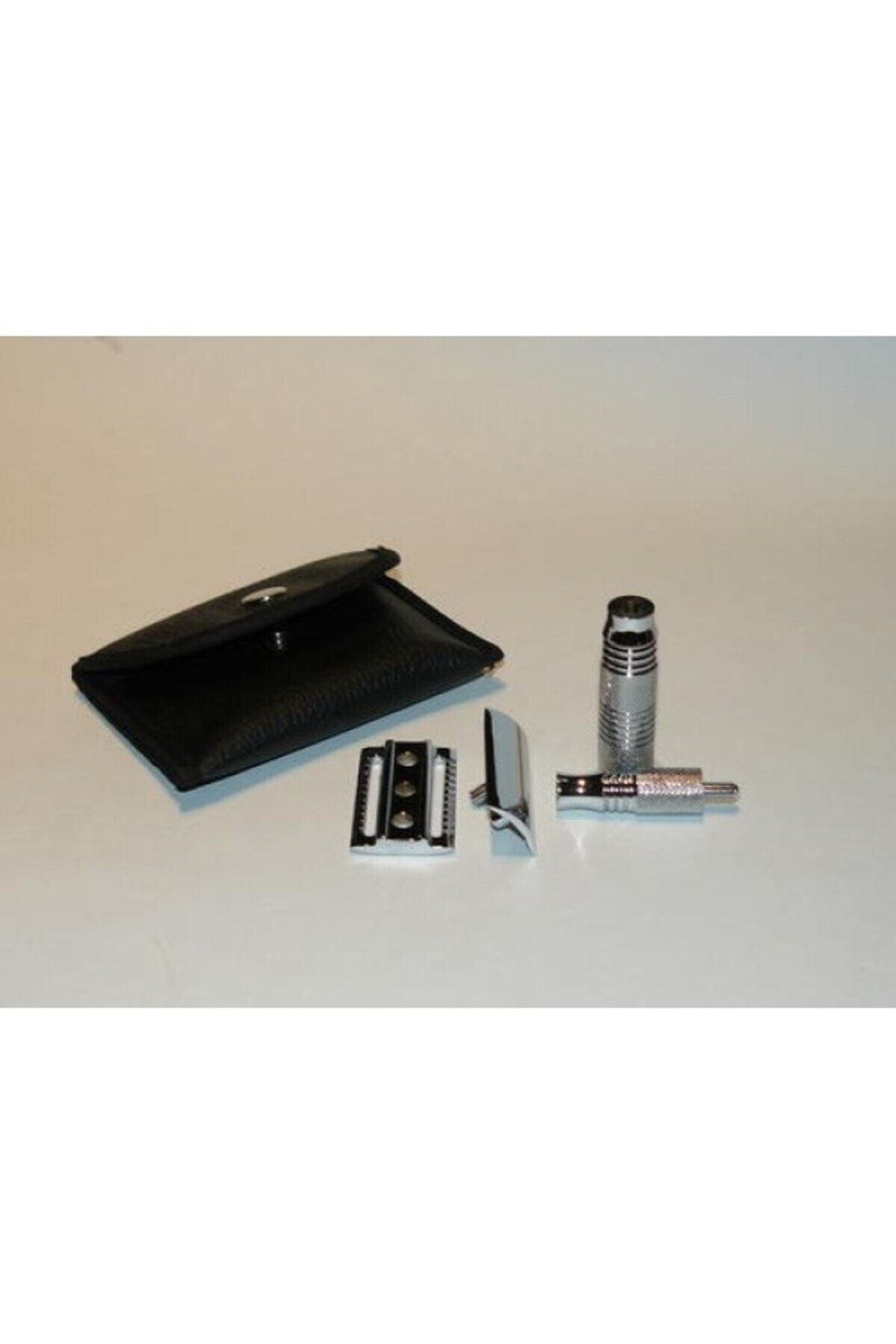 K-99 Seyahat Çantalı Taşınabilir Tıraş Makinesi Taraklı 4 Parçaya Bölünen 105 Mm Metal Klasik Tıraş