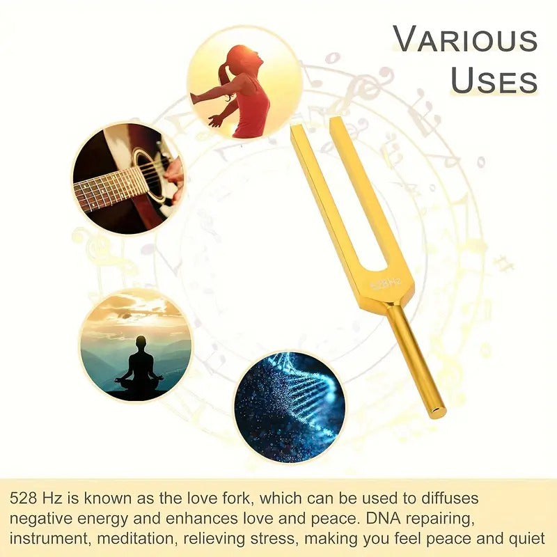 528 Hz Meditasyon ve Rahatlık Akort Solfej Çatalı Yoga Terapi Tuning Fork Enerji Çakra Sevgi Frekans