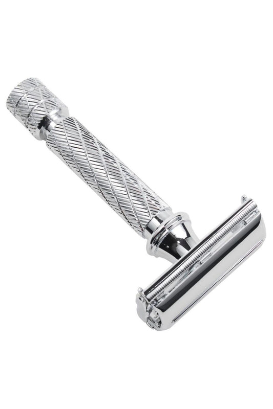 
Parker 87R Emniyetli Tıraş Makinesi Klasik Geleneksel Tıraş Krom Kelebek Üstten Açılan
