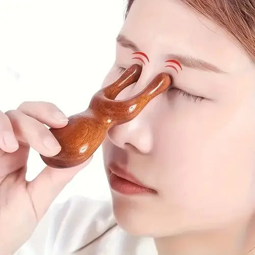 
Göz Masaj Aleti Burun Kemiği Şekillendirici Akupresür Gua Sha Ahşap Yüz El Masajı Ahşap AT-124