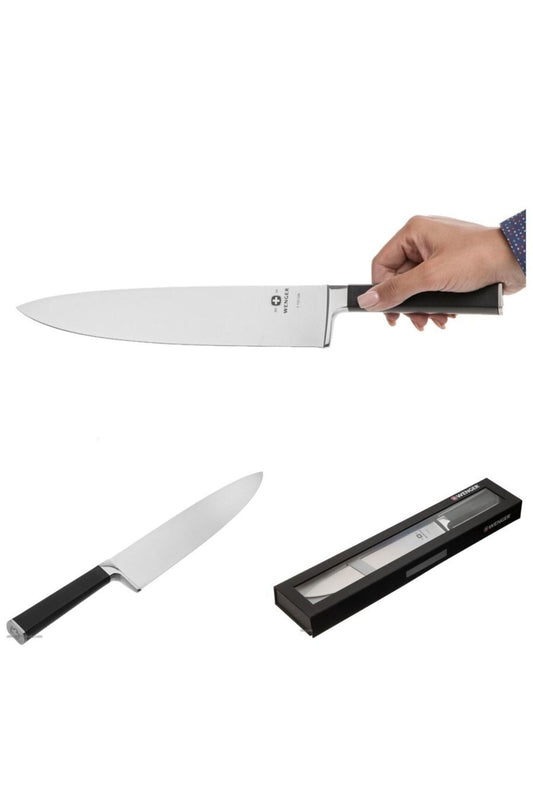 
Wenger 3155026 Isviçre Malı Dövme Şef Aşçı Bıçağı 26 Cm Paslanmaz Çelik Geniş Ağızlı Şef Aşçı Bıçak