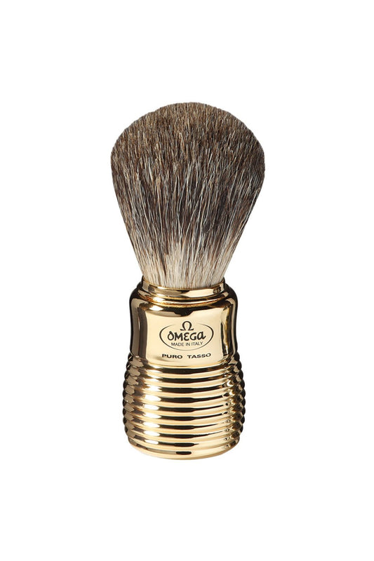 
Omega 6127 Black Badger Porsuk Kılı Doğal Kıl Tıraş Fırçası Italyan Gerçek Kıldan Sakal Köpüğü Fırça