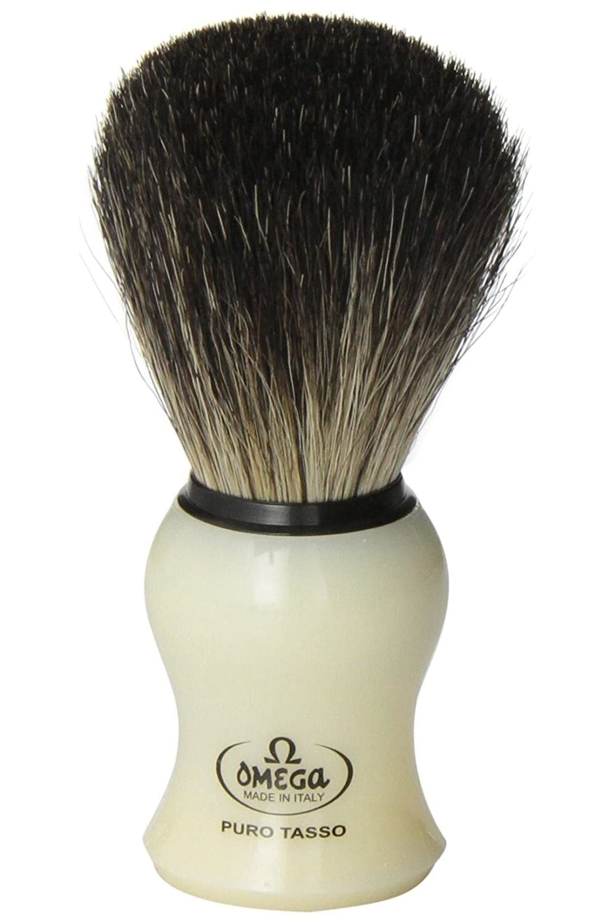 
Omega 13109 Black Badger Porsuk Kılı Doğal Kıl Tıraş Fırçası Italyan Gerçek Sakal Köpüğü Fırçası