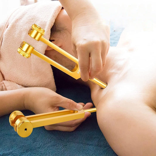 Sorendy 3'lü Akort Çatalı Seti Fork Meditasyon Müzik  Solfej Çatalı Yoga Terapi  Enerji Çakra 528 hz Frekans