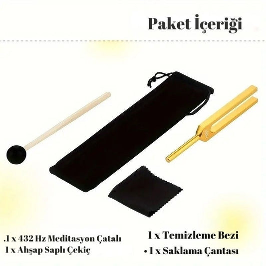 Sorendy 432 hz Akort Çatalı Tuning Fork Meditasyon Müzik Solfej  Yoga Terapi  Enerji Çakra Frekans