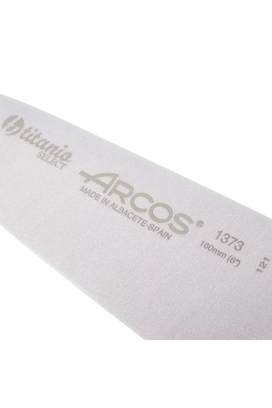 Titanio 137300 Ispanyol Malı Titanyum Şef Aşçı Bıçağı Profesyonel Chef Mutfak Bıçak Titanium 16 Cm