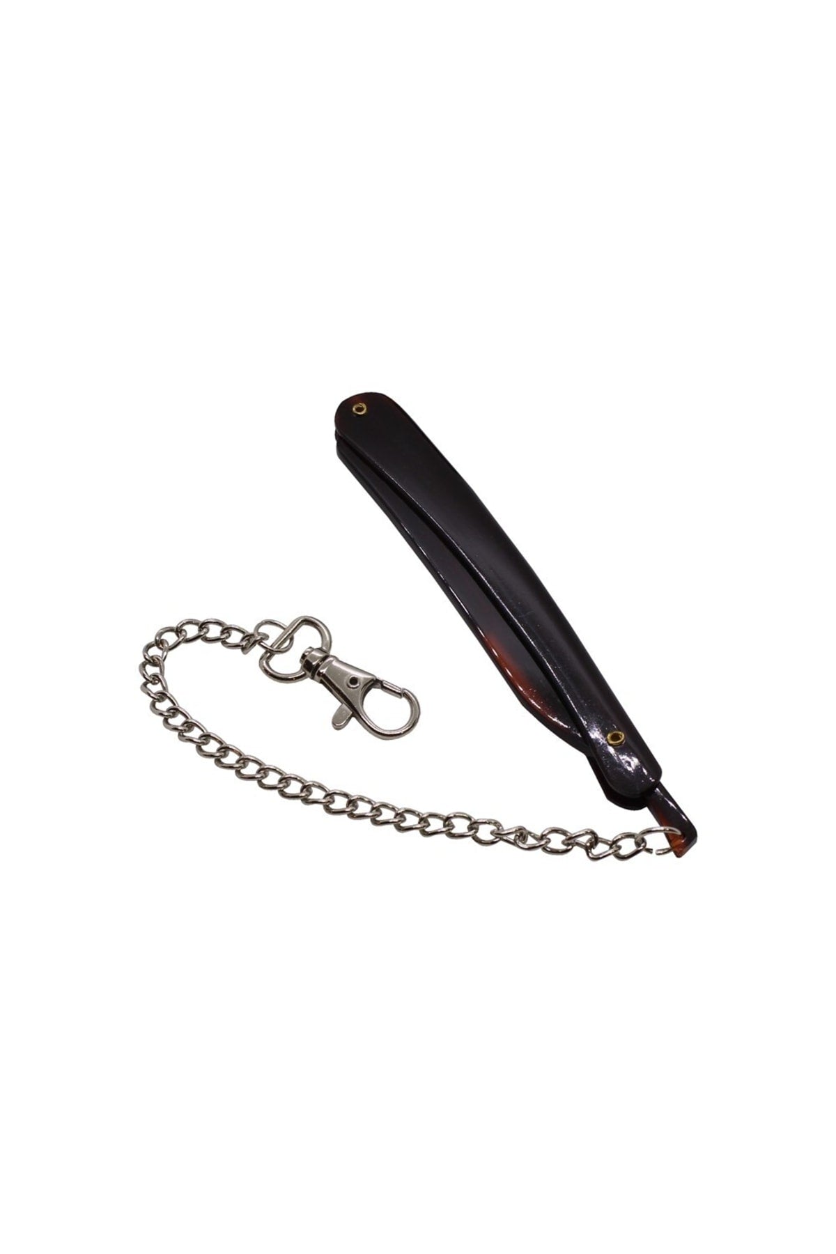 
Sorendy 73t Katlanır  9 cm Ustura Tipi Zincirli Cep Tarağı Seyahat Boy Bıyık Sakal Taşınabilir Tarak