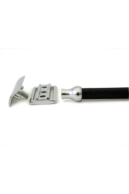 Parker 71r Geleneksel Tıraş Makinesi Üç Parçalı Krom Çift Kenarlı Tıraş Bıçağı Sakal Tıraş Uzun