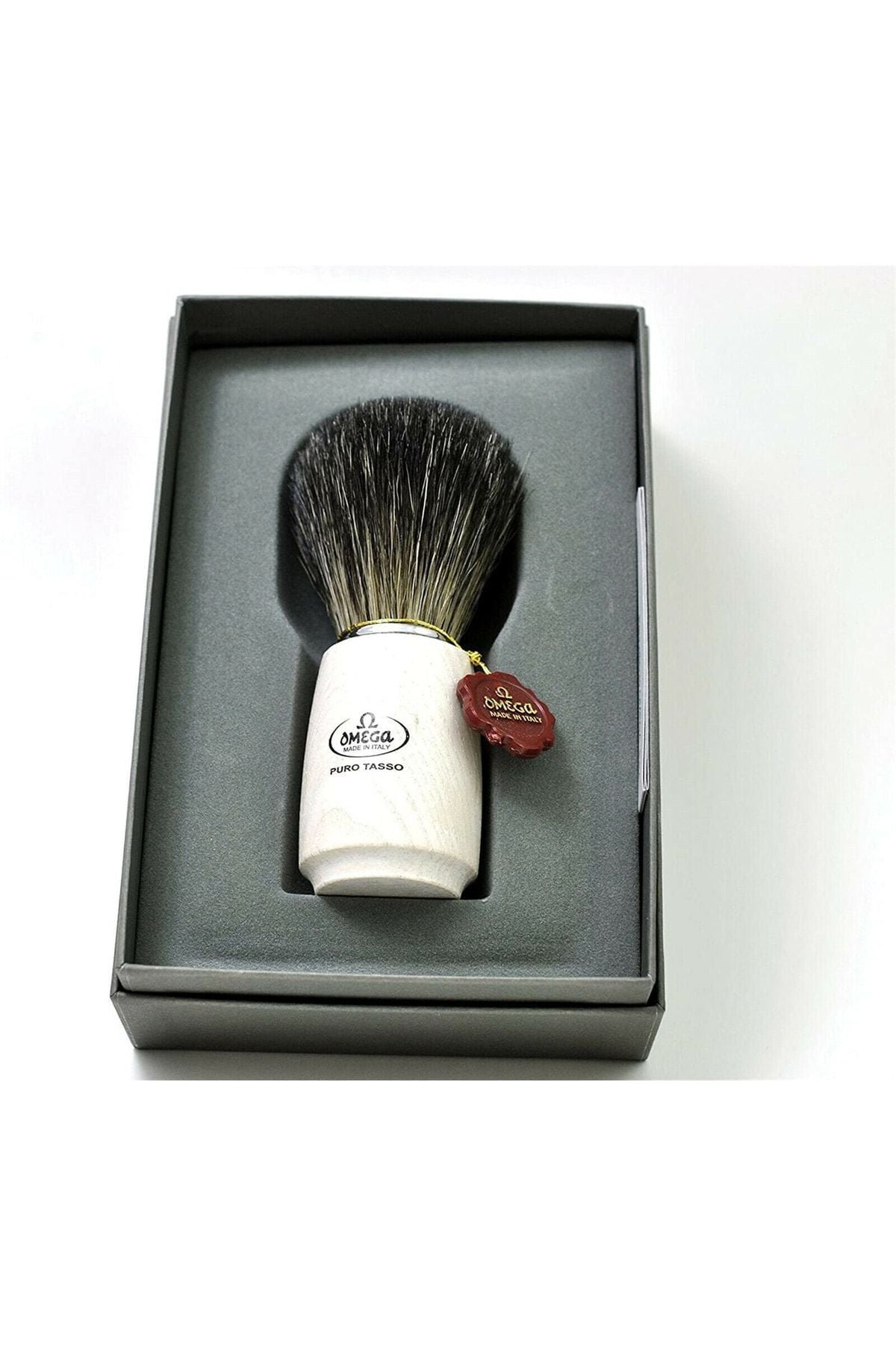 
Omega 6711 Black Badger Porsuk Kılı Doğal Kıl Sakal Tıraş Fırçası Italyan Gerçek Kıldan Ahşap Saplı