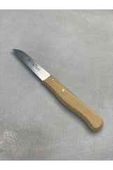 Ahşap Saplı Paslanmaz Çelik Meyve Sebze Bıçağı Omas Extra Scharf Almanya Üretimi 17 Cm