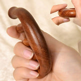 Sorendy Saç Derisi Tarağı Masaj Aleti Ahşap Tarak Meridyen Gua Sha Masaj Aparatı Geniş Dişli Tarak AT-113