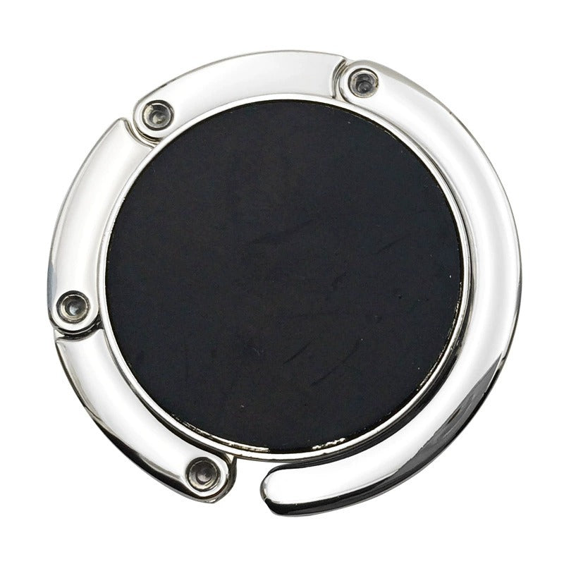 Kristal Taşlı Masa Kenarı Çanta Askısı Katlanır Asma Aparatı Metal Askılık CTA-106 - Kırmızı -1 Adet