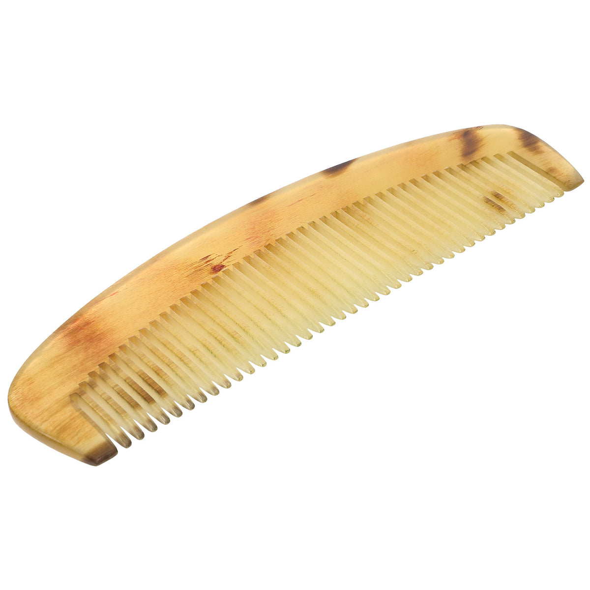Sorendy Kt-106 - 14 Cm Sığır Boynuzu Doğal Kemik Tarak Antistatik Saç Tarağı Hakiki El Yapımı