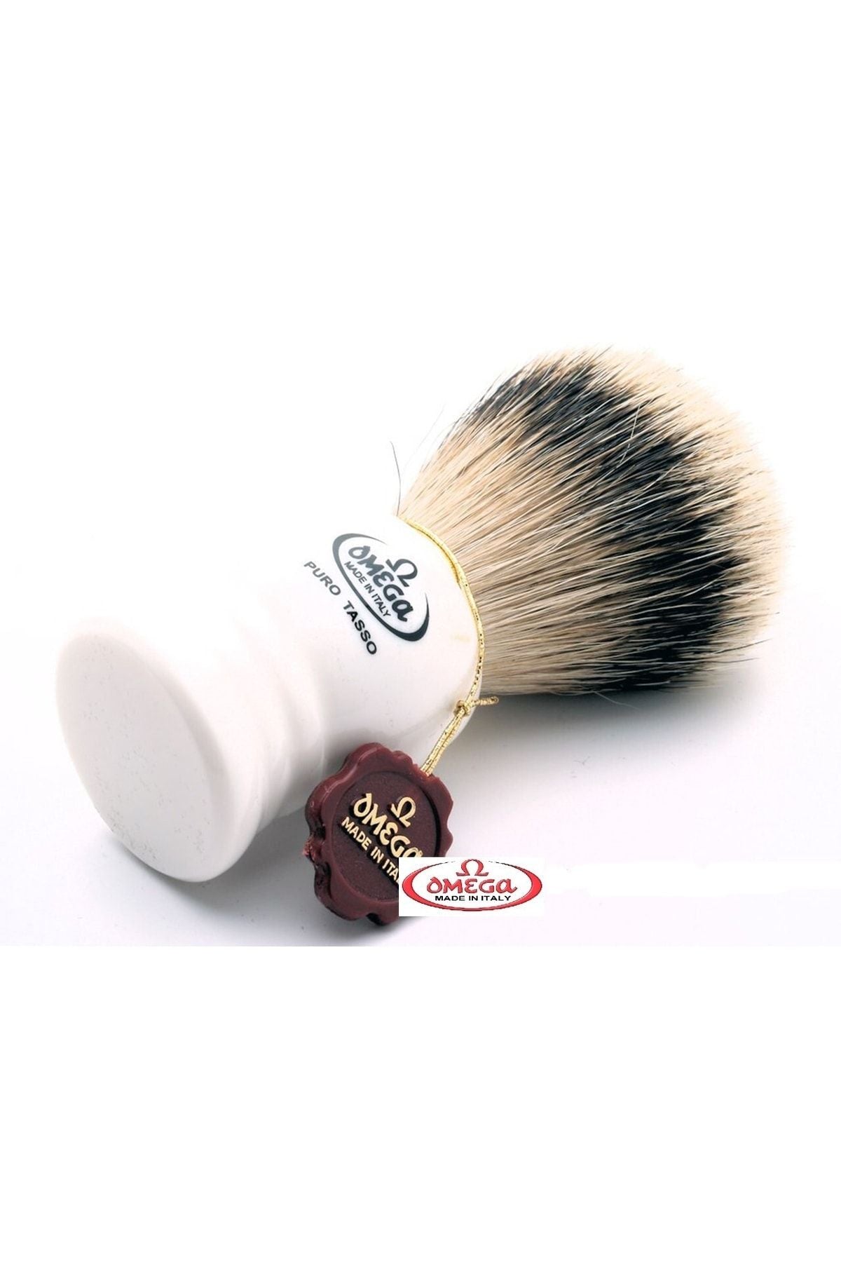 
Omega 640 Super Badger Porsuk Kılı Doğal Kıl Tıraş Fırçası Italyan Gerçek Kıldan Sakal Köpüğü Fırça