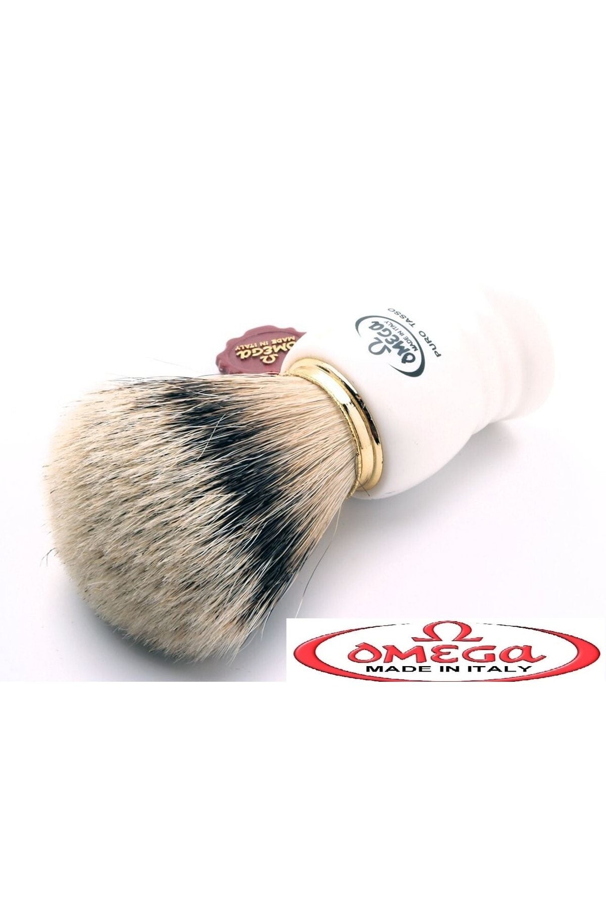 
Omega 640 Super Badger Porsuk Kılı Doğal Kıl Tıraş Fırçası Italyan Gerçek Kıldan Sakal Köpüğü Fırça