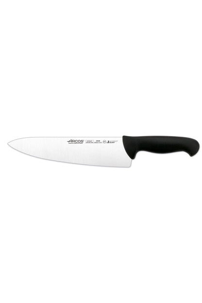 Arcos 290825 Pro Şef Aşçı Bıçağı 25 Cm Nitrum Paslanmaz Çelik Geniş Ağzılı Bıçak Mutfak Bıçağı