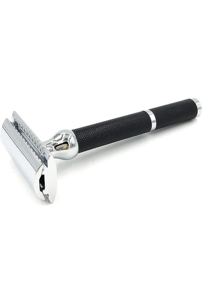 Parker 71r Geleneksel Tıraş Makinesi Üç Parçalı Krom Çift Kenarlı Tıraş Bıçağı Sakal Tıraş Uzun