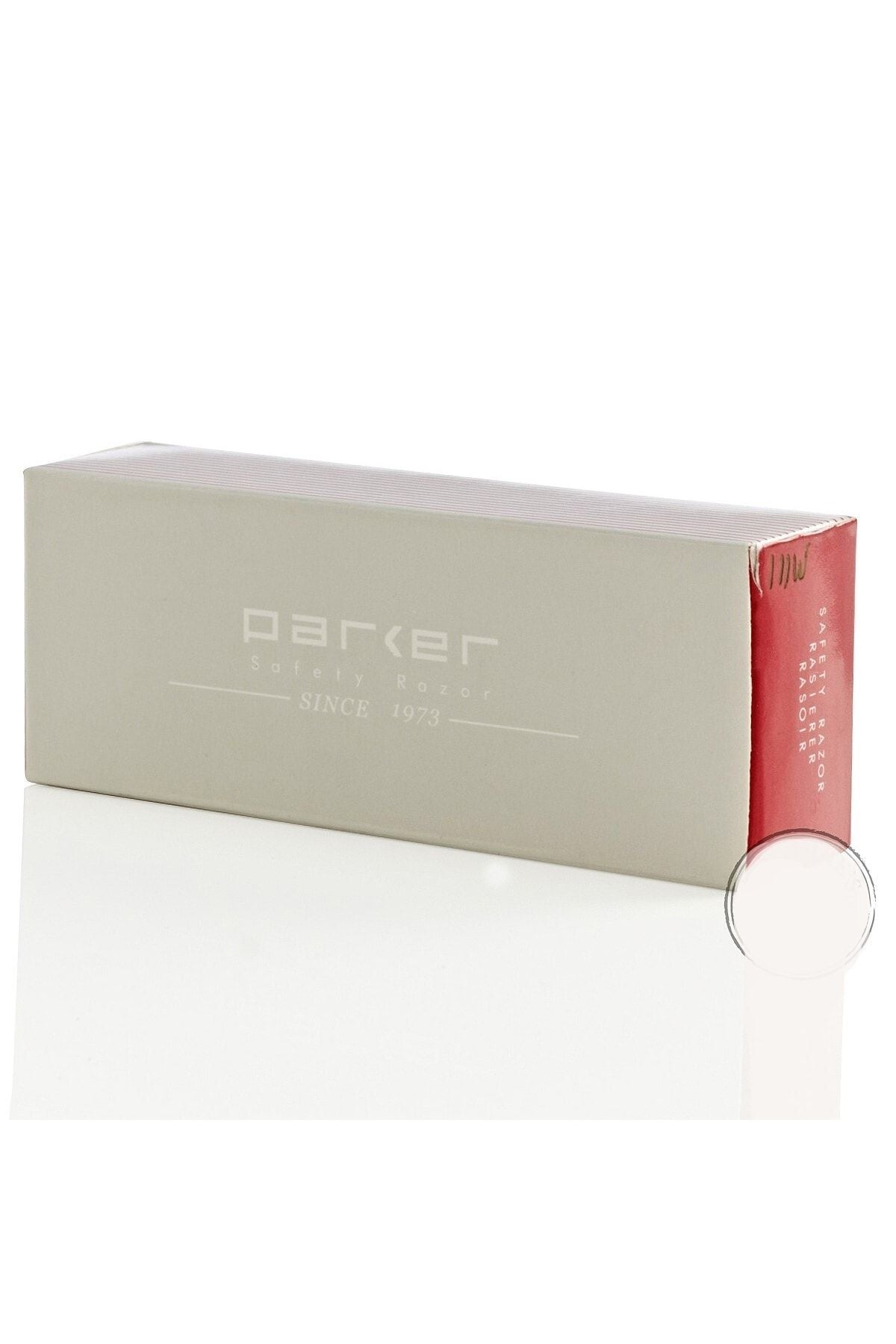Parker 62r Geleneksel Tıraş Makinesi Üç Parçalı Krom Çift Kenarlı Tıraş Bıçağı Sakal Düz