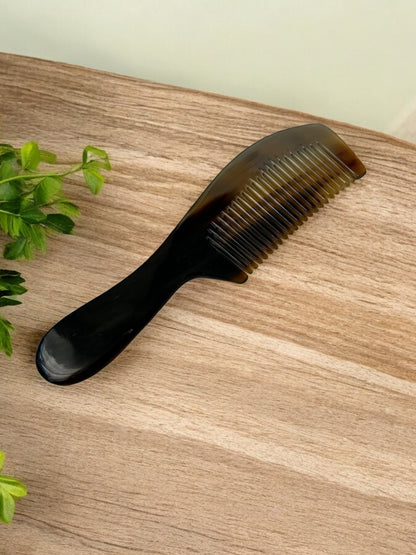 Sorendy Mini Çanta Boy Kemik Boynuz Tarak Saplı KT-138 - 16 CM Doğal Tüm Saçlar