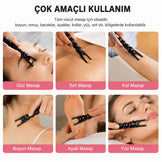 Sorendy Sığır Boynuzu Meridyen Masaj Çatalı Gua Sha Refleksoloji ve Akupresür Aparatı KT-168 Boynuz