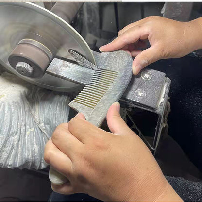 Sorendy Doğal Boynuzdan El Yapımı Kemik Tarak Kıvırcık ve Dalgalı Saçlar için KT-161 - 20 cm Kalın Gövde