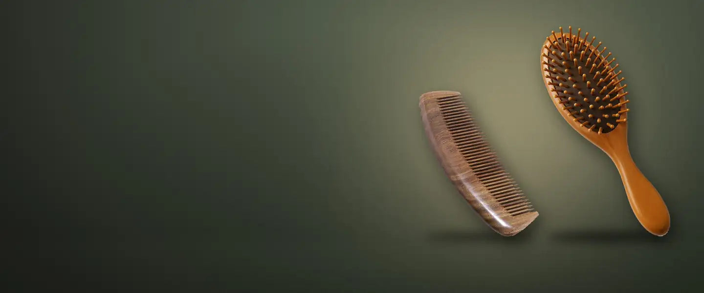 Sorendy sandal ağacı tarak ve ahşap saç fırçası